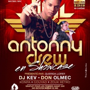 ANTHONY DREW EN SHOWCASE À L’OASIS BOBIGNY