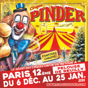 GAGNE TES PLACES POUR LE CIRQUE PINDER
